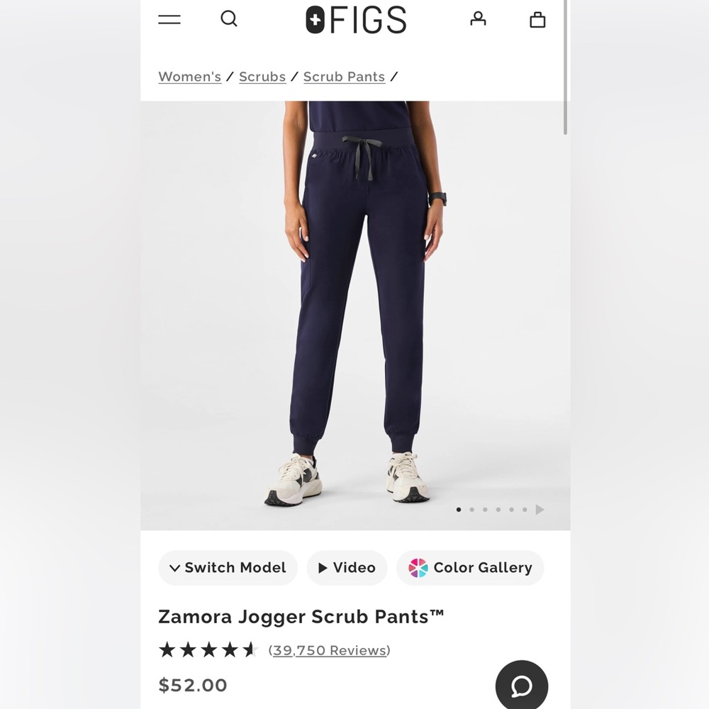 Women's FIGS scrubs joggers